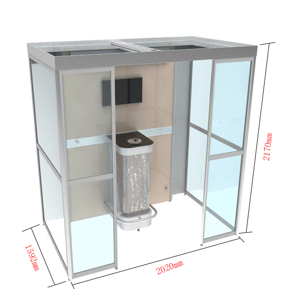 格瑞宁e200吸烟室安装550
