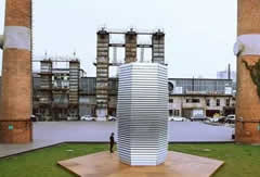 世界最大空气净化器在京测试